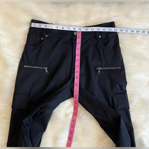 🆕 Alice + Olivia AKERS OVERSIZED CARGO PANT COLOR Black Sz 6 - Picture 11 of 16